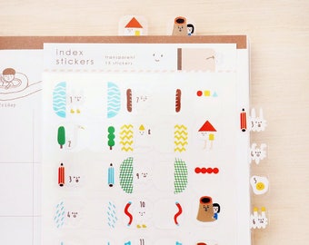 Dog Cloud - Transparent Index Stickers
