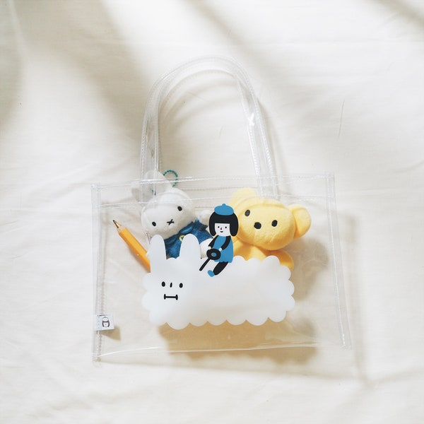 Yohand and Dog Cloud - Transparent PVC Bag - Clear Bag