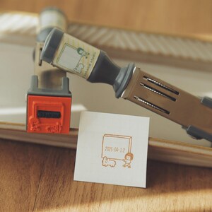 Verstellbarer Datumsstempel - Klein - Tragestein