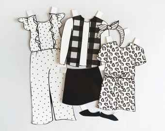 Modern Paperdolls Etsy