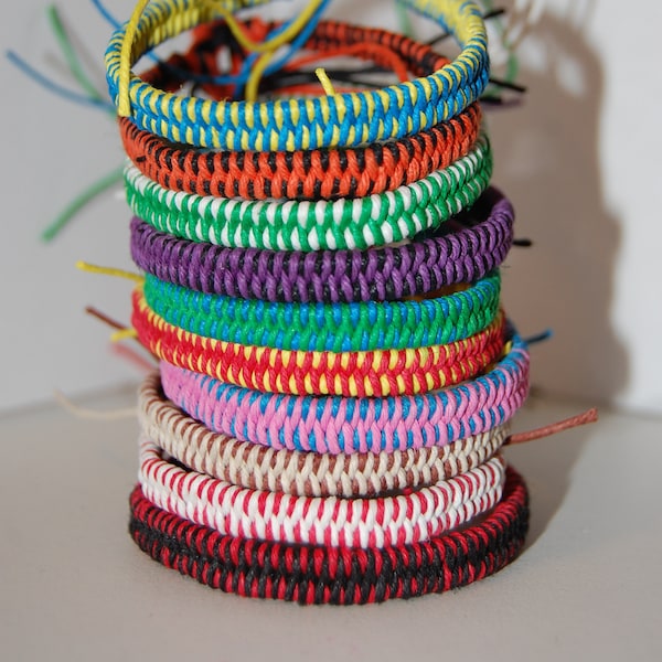 Wrapped Hemp Friendship Bracelet