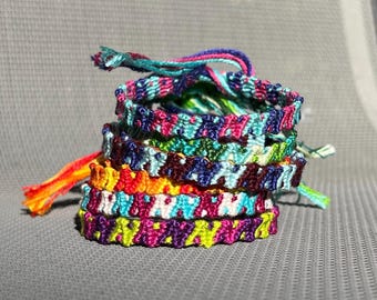 Zig Zag Friendship Bracelets