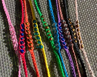 Beaded Friendship Bracelets - Set of 10