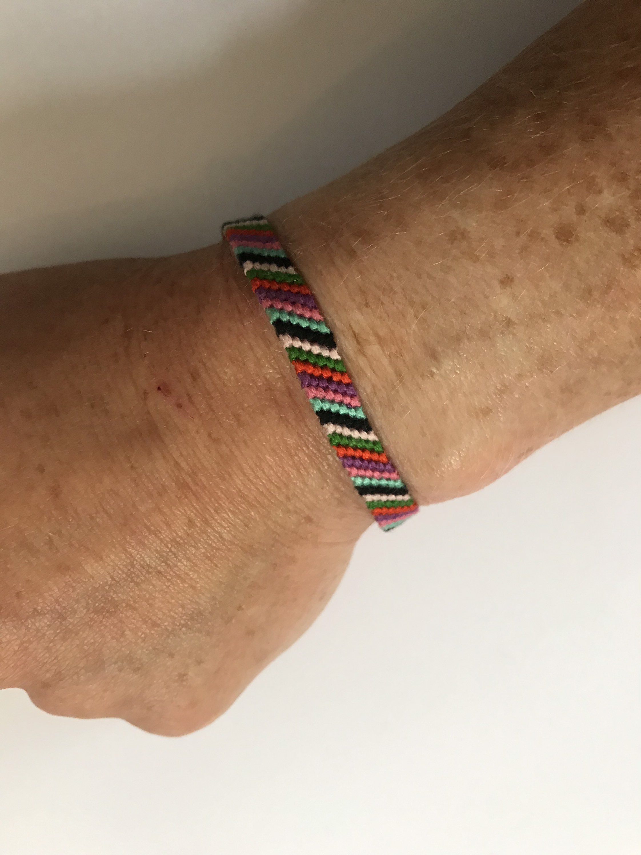 Candy Stripe Friendship Bracelets Etsy