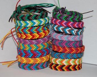 Hemp Chevron Friendship Bracelet