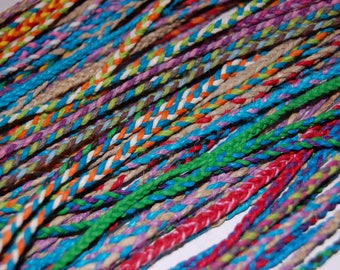 Hemp Braid Bracelets - Set of 10