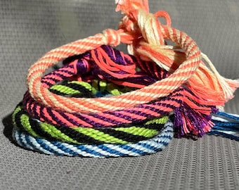 Loom Woven Friendship Bracelet - Two Color