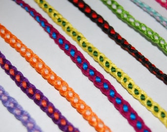 Center Stripe Bracelets-Set of 10