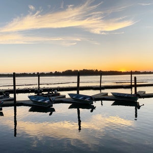 Oregon - Boats Sunset | 8x10 Photo Print