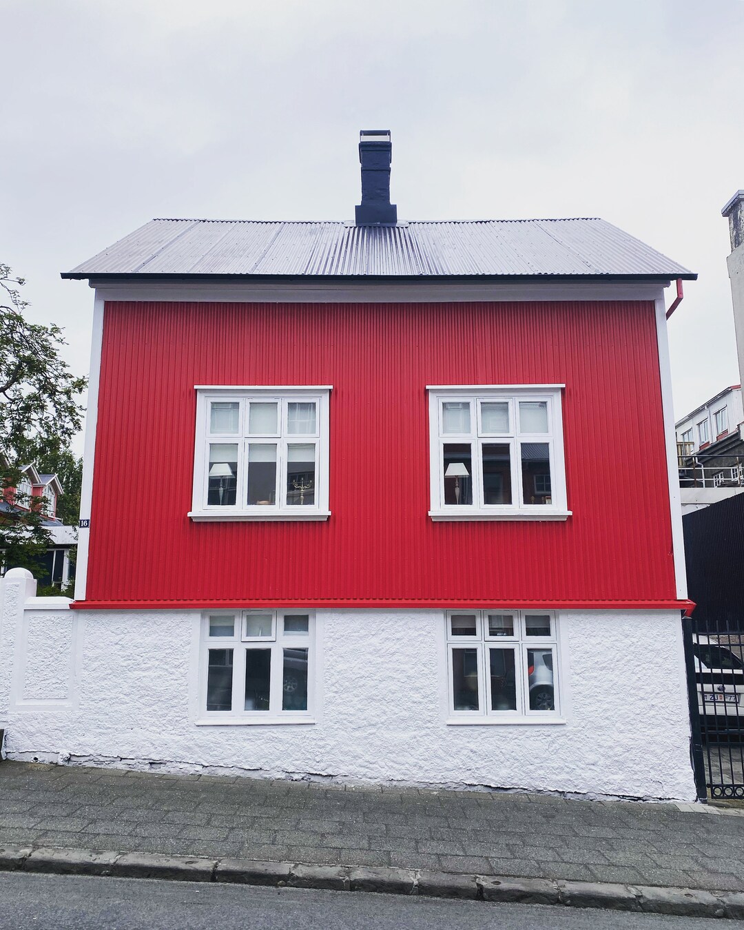 Iceland Red House 8x10 Photo Print Etsy