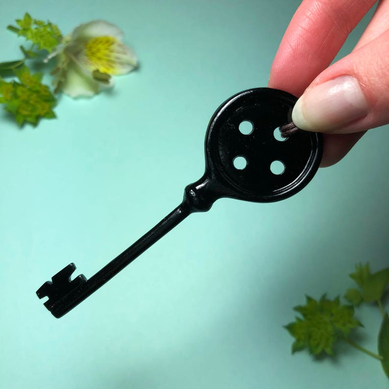 Button Key to the Other World Inspired by  Coraline image 0