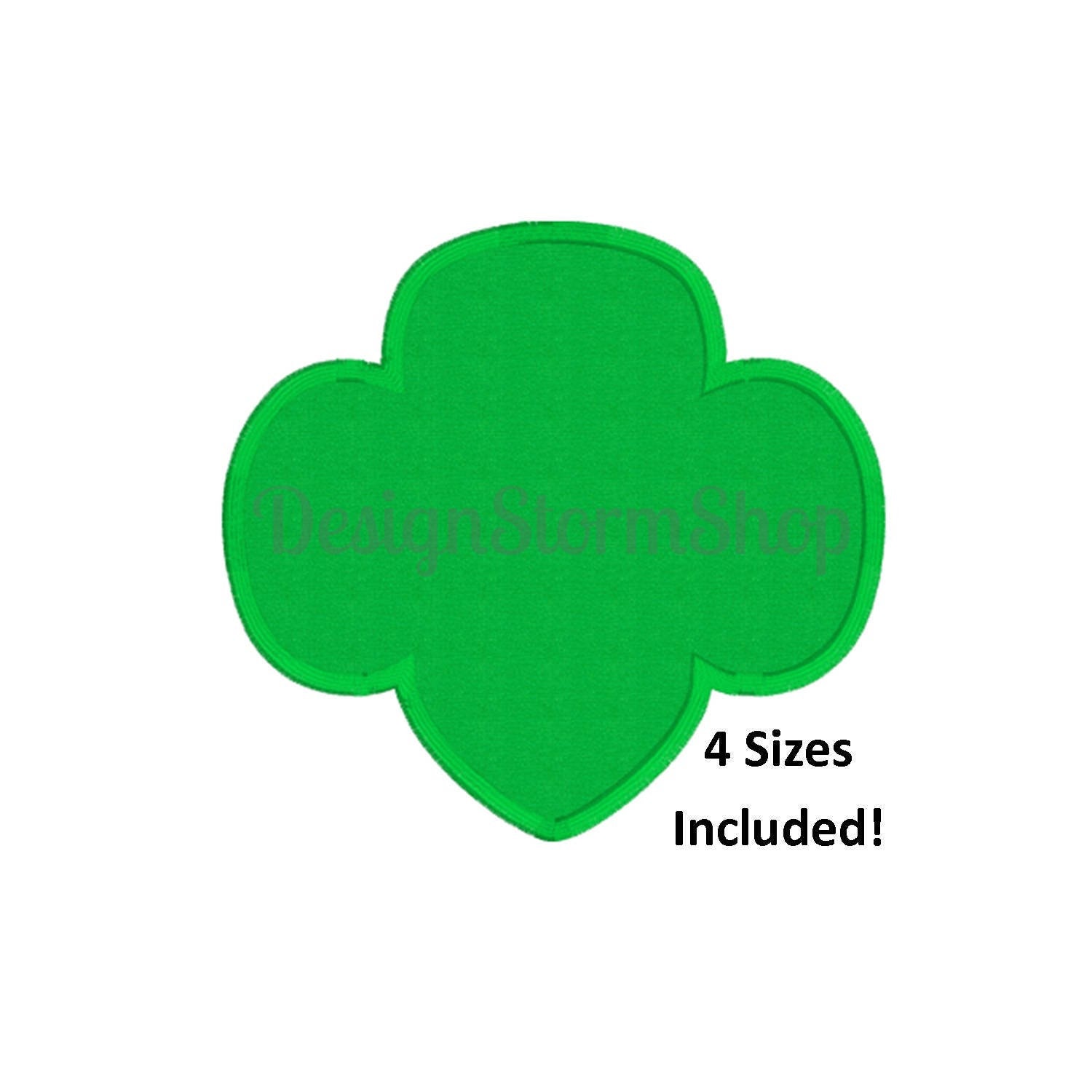 Girl Scout Patches Seamless Design File