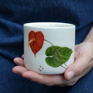Tasse à café poterie faite à la main, gobelet à vin maman, tasse à thé en porcelaine image 1