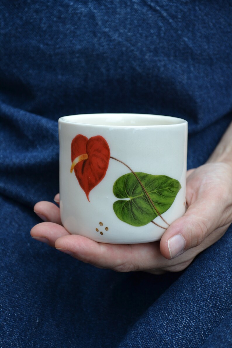 Tasse à café poterie faite à la main, gobelet à vin maman, tasse à thé en porcelaine image 1