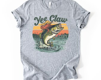 Yee Claw- Crawfish crayfish- Men's Gone Fishing - Boating Floating Lake Days Southern Lifestyle Country Boy Printable PNG Digital Design