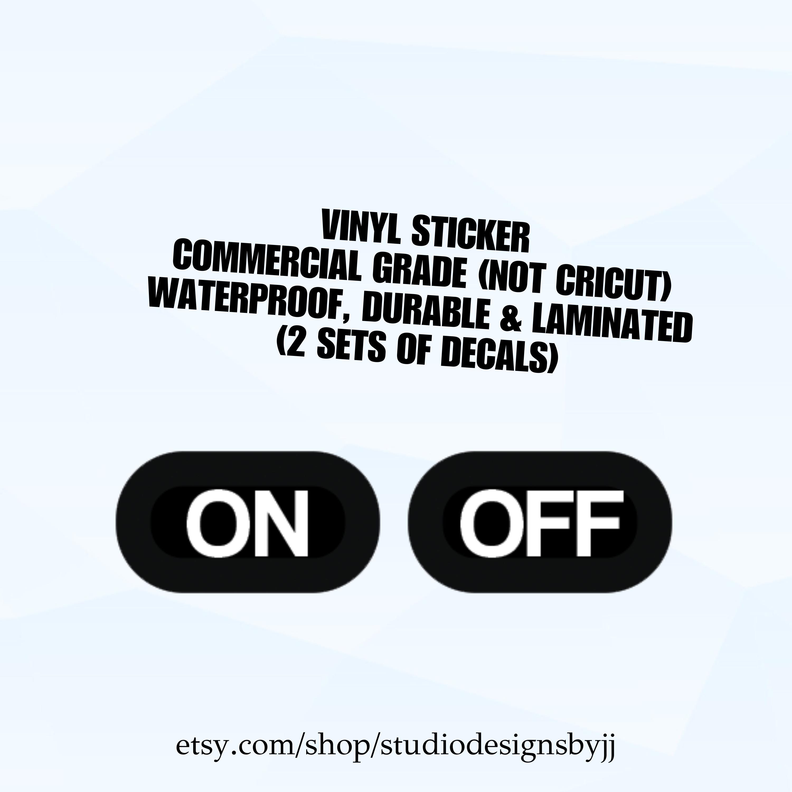 On off Stickers Household Stickers Light Stickers Appliance Stickers - Etsy