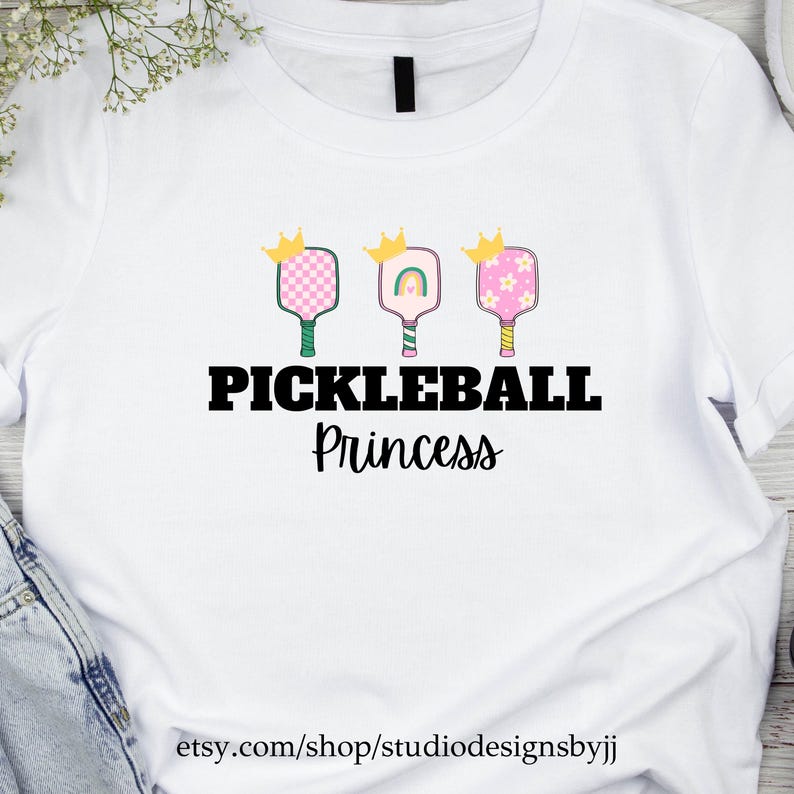 SVG PNG Pickleball Princess Pickleball Digital Download File Pickleball