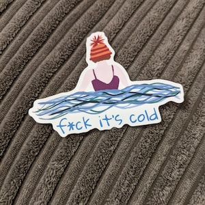 クソ寒いよステッカー