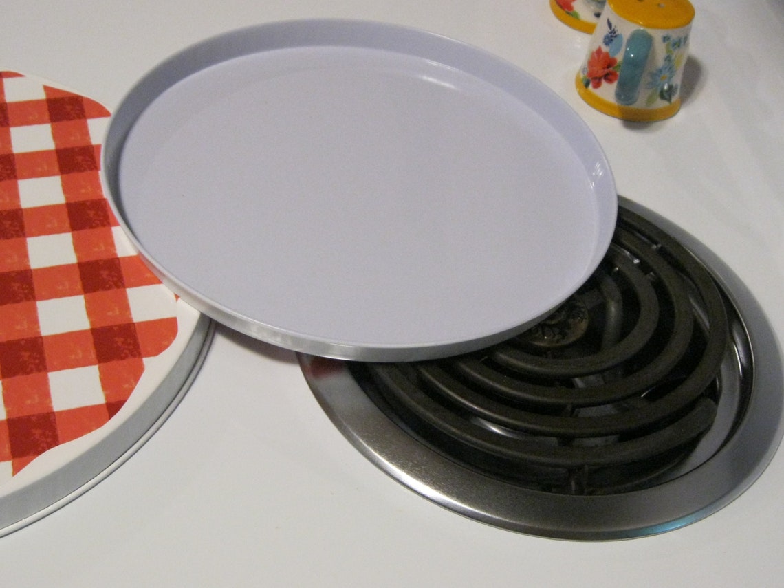 Handcrafted Pioneer Woman laminate red gingham decorative Etsy