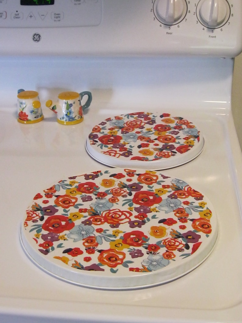 Handcrafted Pioneer Woman laminate electric stove burner Etsy