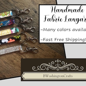 Handmade Fabric Lanyard