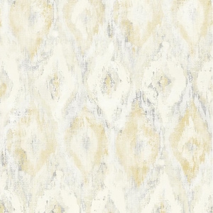 Skandinavische Geometrische Tapete, Midcentury Modern Bauernhaus, Rauten Muster Aquarell, Marokkanischer Ikat Druck - 31cm x 23cm, Muster A-02 R2
