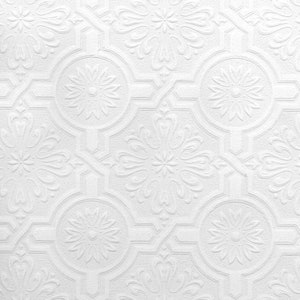 Embossed Texture Wallpaper, Paintable Tin Look, Antique Farmhouse Ceiling, Old French Country Victorian Backsplash -12x9" Sample 497-32817so