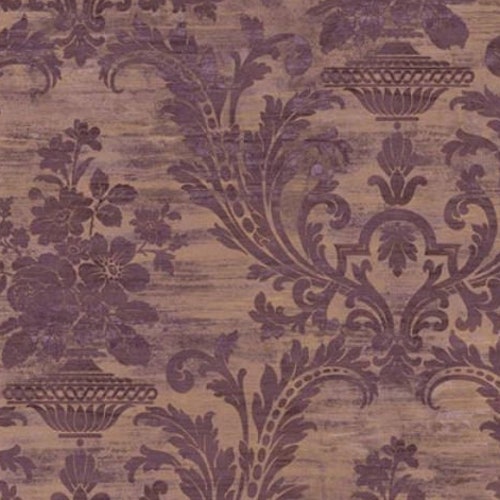 Dark Purple Damask Wallpaper Faded Aged Mid Century Sexy - Etsy Dark Purple Damask Wallpaper Faded Aged Mid Century Sexy - Etsy
