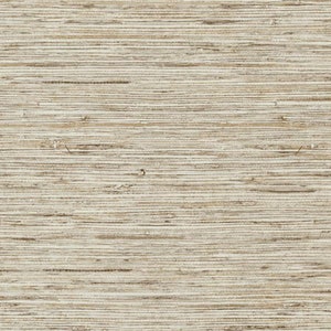 Rustic Faux Grasscloth Texture Wallpaper Modern Metallic Sea Grass, Neutral Farmhouse Entryway, Peel Stick Removable 12x9 Sample A-10 image 1