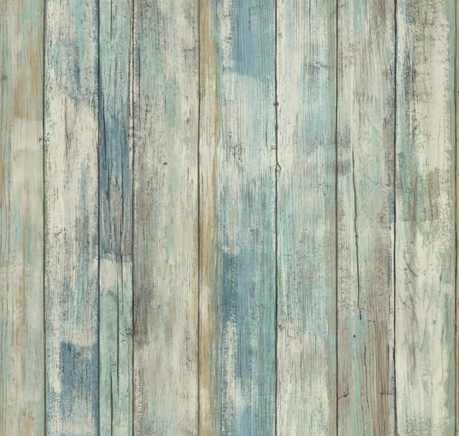 Weather Worn Blue Shiplap Wallpaper Removable Peel Stick Etsy