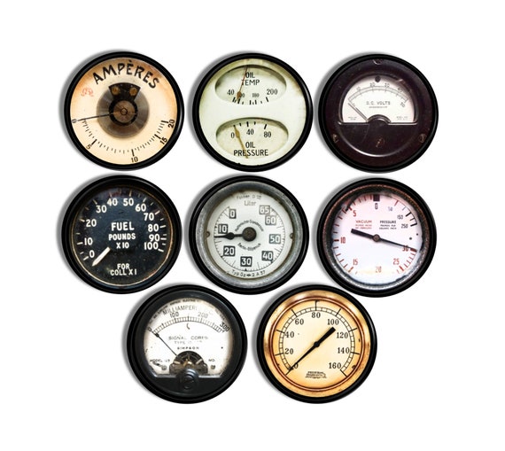 Old pressure sale gauges