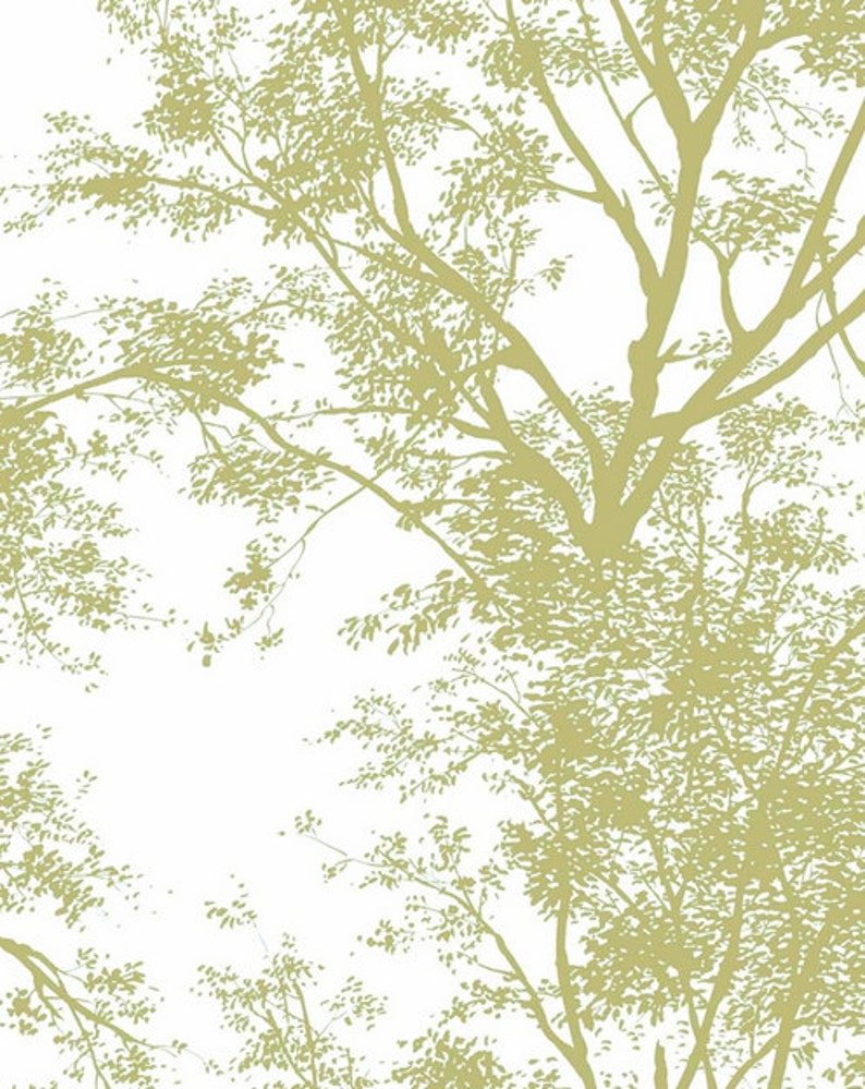 Muur Silhouetten Helder Op Etsy Muurschildering Wit Tree Green RfxwXnAw