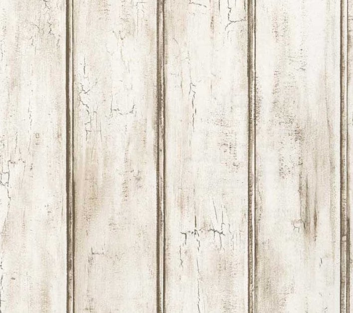 Weathered Wood Beadboard Wallpaper White Distressed Etsy