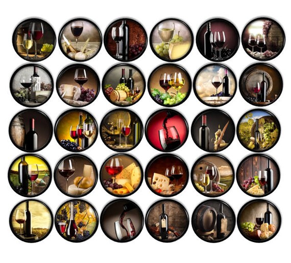 Kitchen Cabinet Hardware Knobs Tuscan Vineyard Wine Cheese Etsy