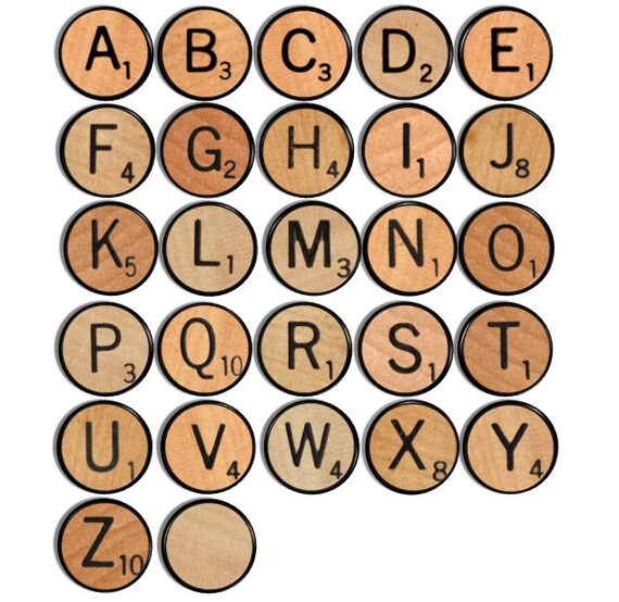 Scrabble Letter Furniture Drawer Knob Family Board Game Etsy
