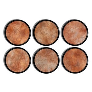 Terracotta Inspired Cabinet Knobs – Rustic Earthy Textured Art Drawer Pulls, Boho Modern Organic Southwestern Decor, Set of 4 or 6 226A9 .