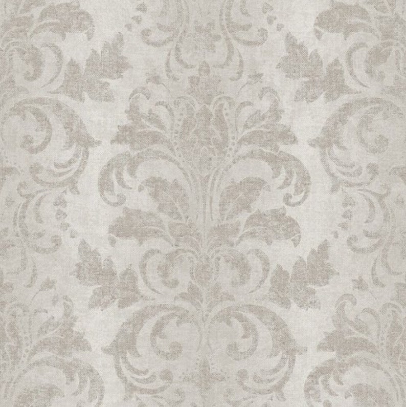 By The Yard Shabby Chic Vintage Victorian Damask Wallpaper U2013