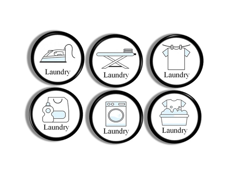 Laundry Room Cabinet Knobs Wash Day Utility Closet Unique Etsy