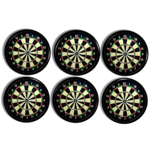 Decorative Furniture Drawer Pull Set, Traditional Dartboard Cabinet Knobs, Unique Dart Game Theme Handles, Mancave Home Sports Bar 816C27