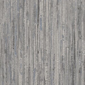 Weathered Worn Painted Sea Grass Wallpaper – Chippy Distressed Faux Grasscloth, Rustic Natural Coastal Cottage Accent -12x9" Sample G67964so