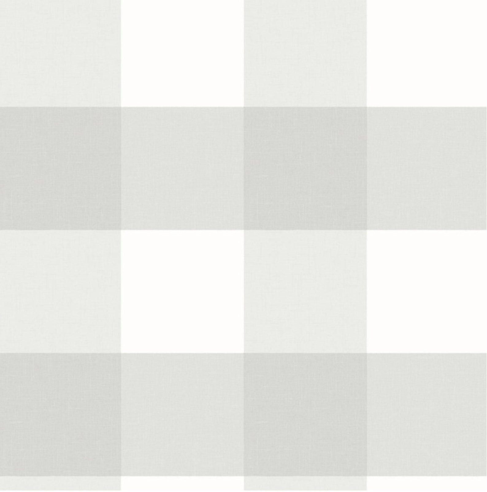Large Gingham Print Wallpaper Light Gray Buffalo Check Etsy