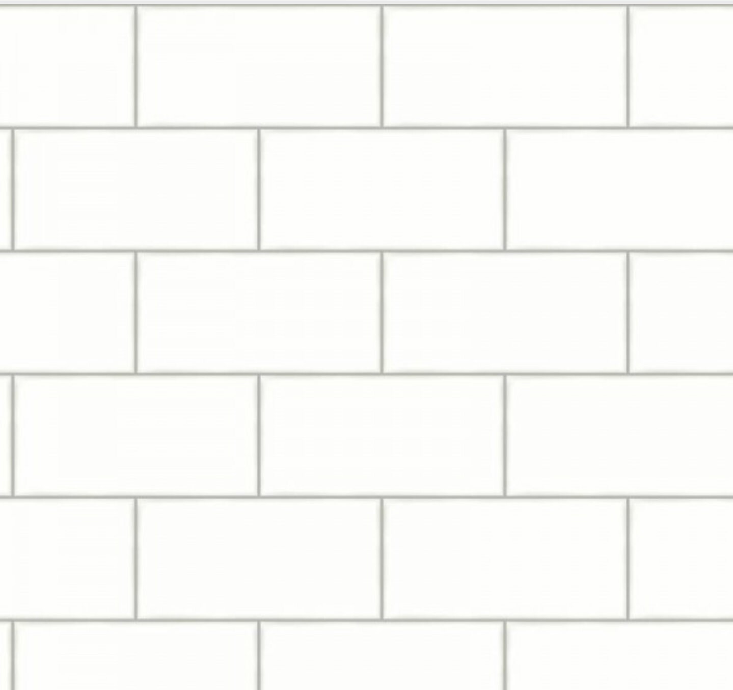 Large Subway Tile Wallpaper Off White Farmhouse Style Etsy