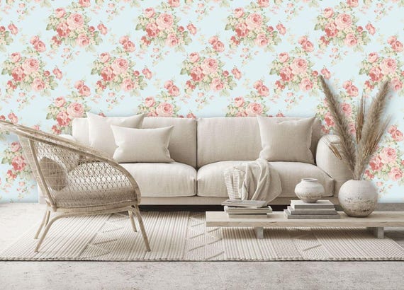 Rooms With Cabbage Rose Wallpaper Baguio Transient House And Rooms