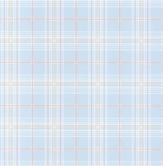 Soft Blue Tartan Plaid Light Pastel Baby - Etsy