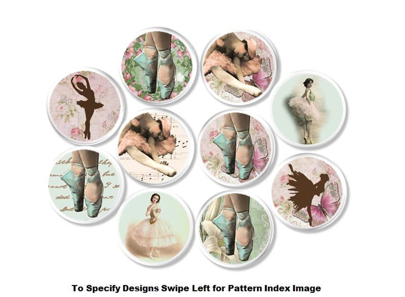 ballet dancer drawer pulls - teal, pink, ballerina, shoes, dancing, girl room, bedroom, dance studio - furniture knob, cabinet d