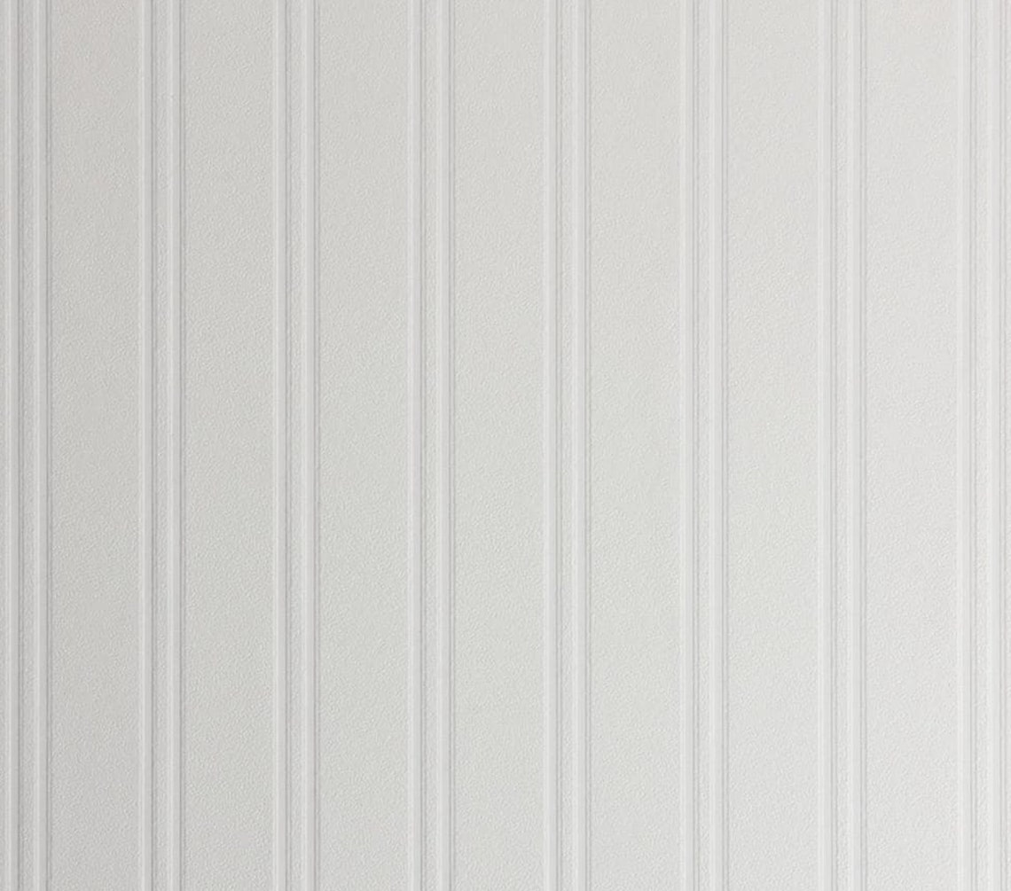Paintable Beadboard Embossed Texture Wallpaper Rustic - Etsy