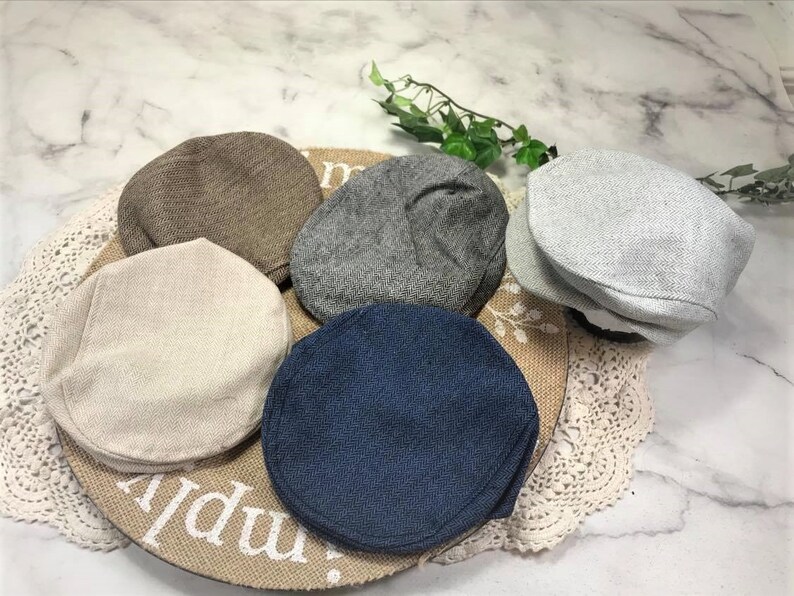 RTS*newborn flat cap*new baby cap*baby boy caps*blue flat cap*gray flat cap*brown flat cap*flat caps for baby*newborn flat caps*newborn hats