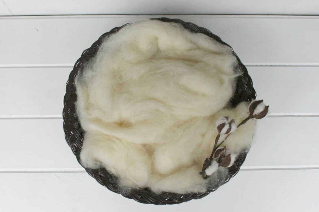 Pure Wool Fluffnewborn Wool Fluffposing Fluff Woolphoto Etsy