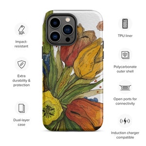 Spring Tulips Floral Tough Case for iPhone®