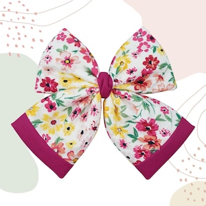 Talia Bow Sewing Pattern - The Ultimate Hair Bow Sewing Guide - Instant Download Premium PDF Pattern Collection - DIY Hair Bow Template